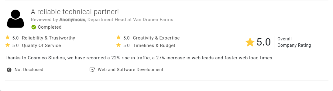 Top Developer Reviews